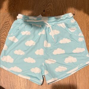 Cloud Print Kids Shorts